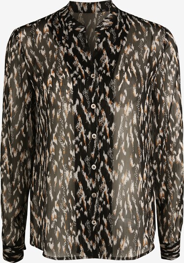 Vogelsang Bluse in beige / braun / schwarz, Produktansicht