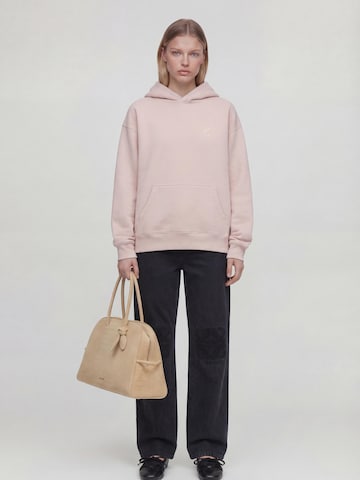 Mansour Pullover 'Paris College Hoodie'‌‌ in Pink: Vorderseite