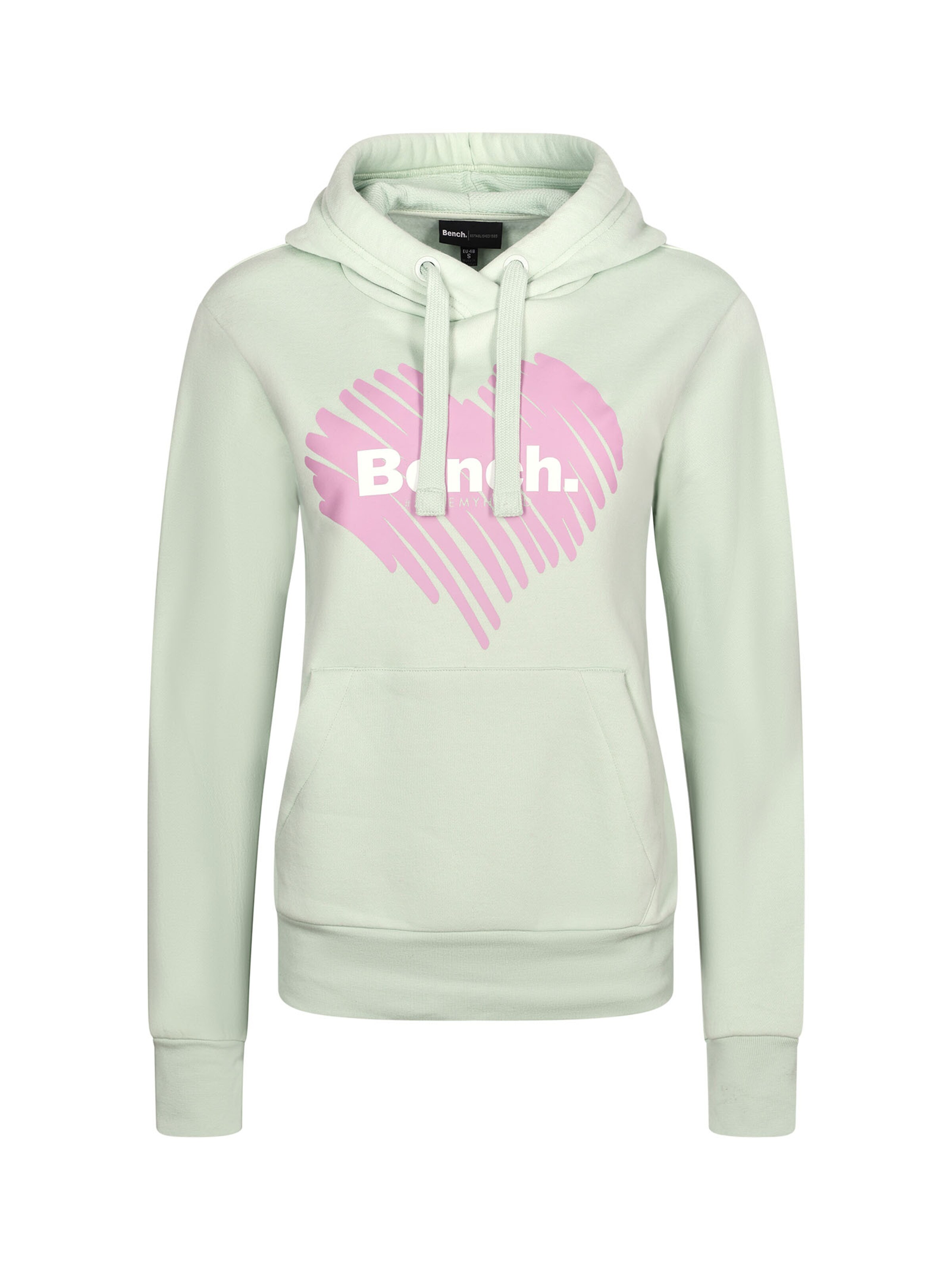 BENCH Sweatshirt in Grün: Vorderseite
