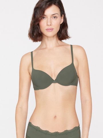 Tezenis Classic Bra in Green: front