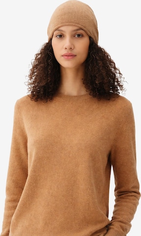 GOBI Cashmere Pullover 'Cashmere Hat & Sweater Set' in Beige: Vorderseite