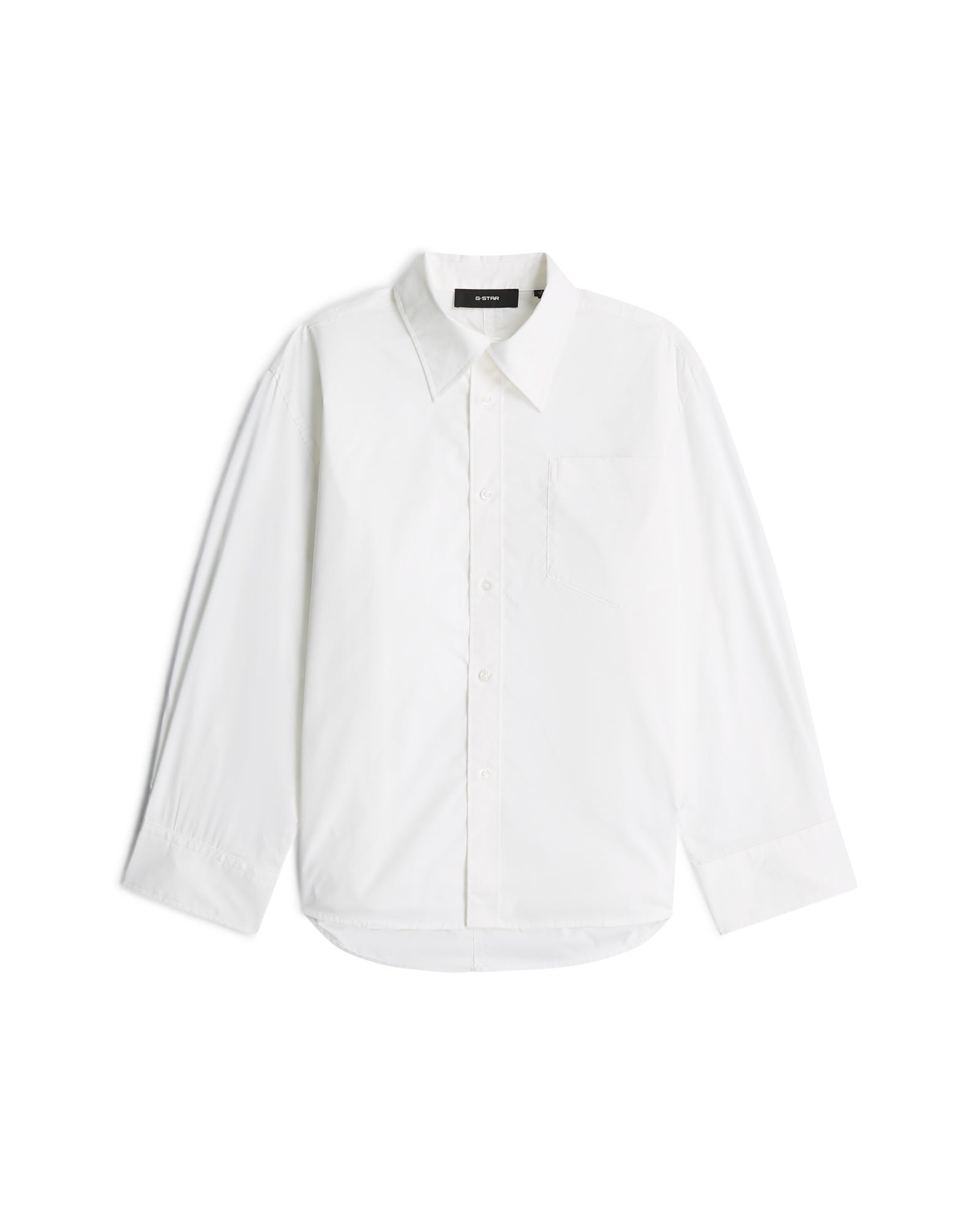 G-STAR Blouse - 'Bomber Sleeve Shirt' in L in weiß, Produktansicht