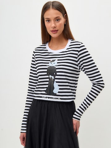 CAT by Maniita Lacitta Shirt 'Drama Queen CAT' in Black: front