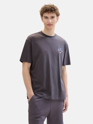 TOM TAILOR DENIM T-Shirt in Grau