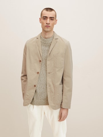 TOM TAILOR Regular fit Kavaj i beige: framsida