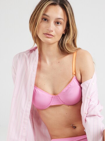 Dora Larsen T-shirt Bra 'MILLIE' in Pink