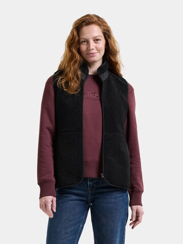 Didriksons Bodywarmer 'SIV' in Zwart: voorkant