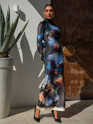 JIORO Jurk 'VIOLET' in Zwart