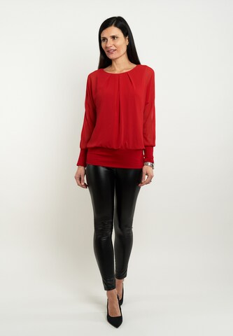 Seidel Moden Bluse in Rot