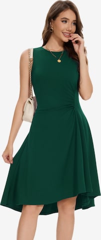 Zapaka Cocktail Dress in Green: front