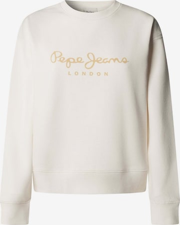 Pepe Jeans Sweatshirt 'Maty' in Wit: voorkant