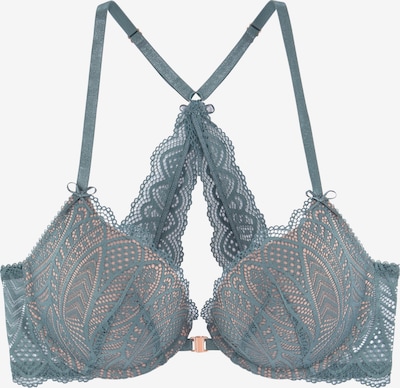 LASCANA Soutien-gorge en beige / bleu-gris, Vue avec produit