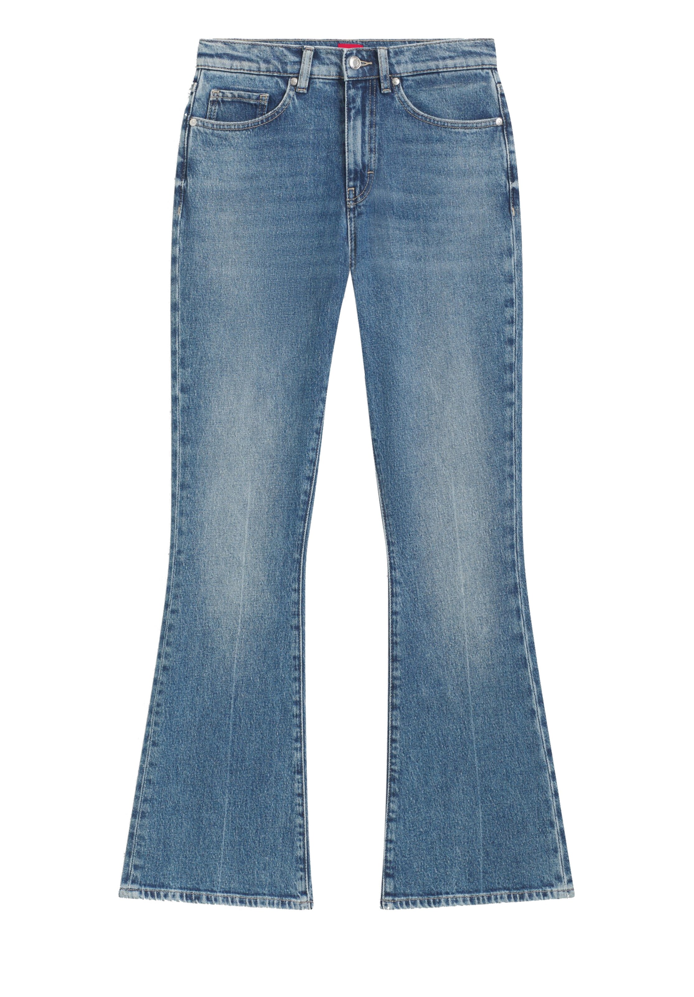 HUGO Flared Jeans 'Geflare2' in Blue: front
