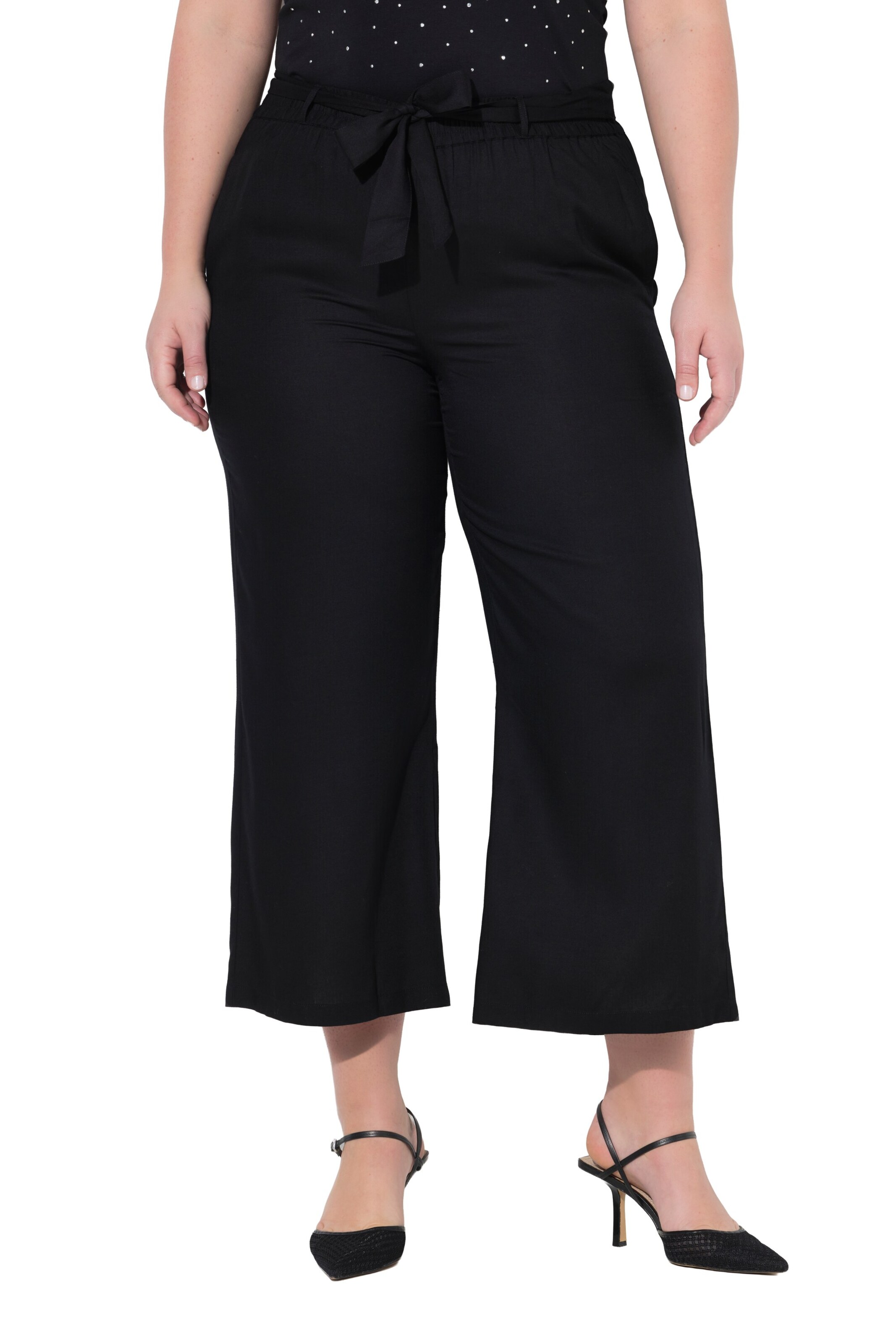 MIAMODA Wide leg Pants in Black: front