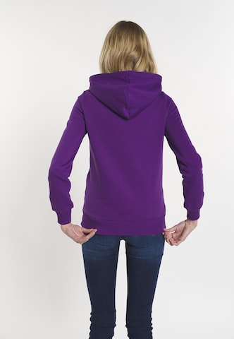 DENIM CULTURE Sweat jacket 'Yasenia' in Purple