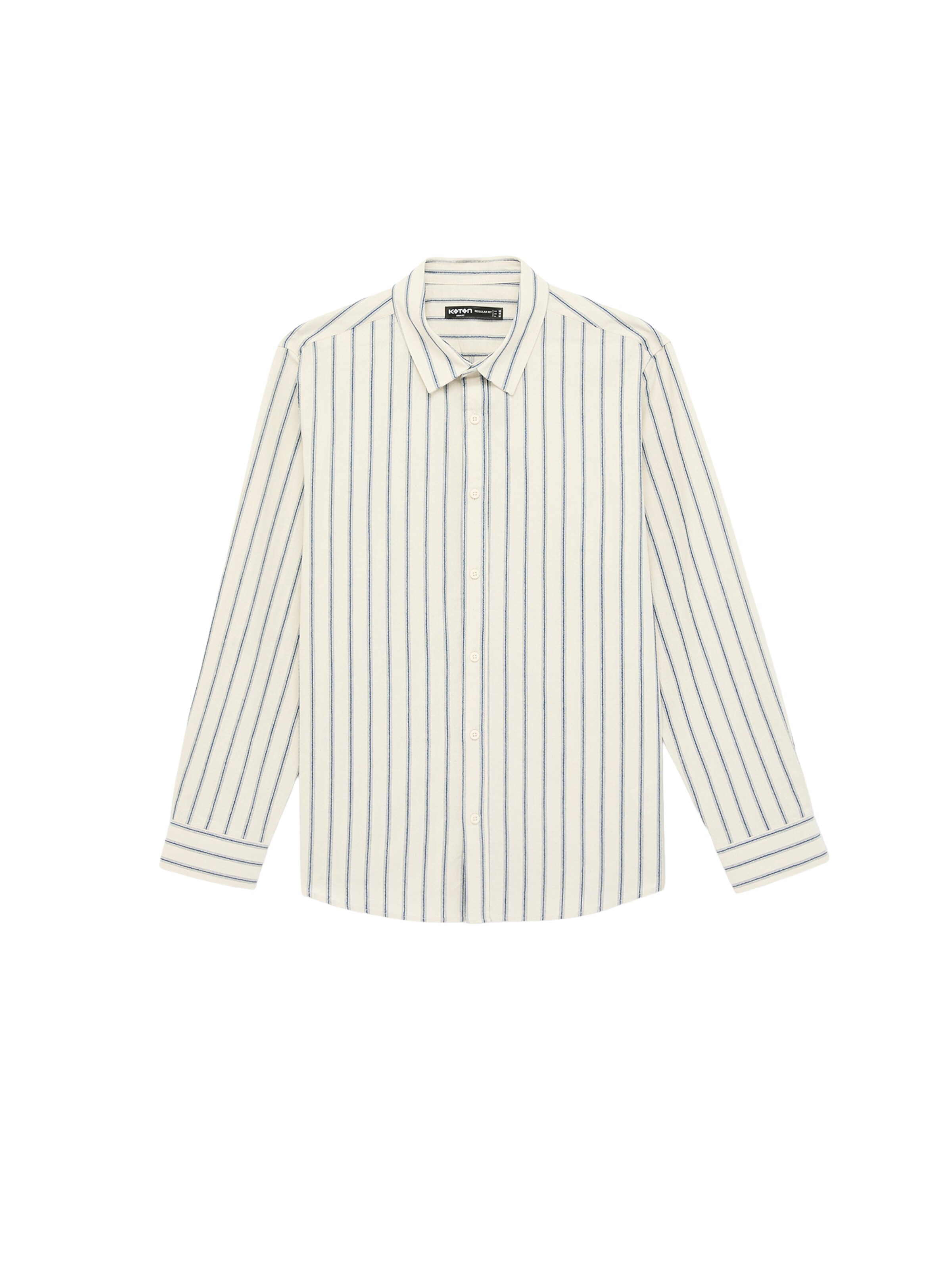 Koton Regular fit Button Up Shirt in Blue: front