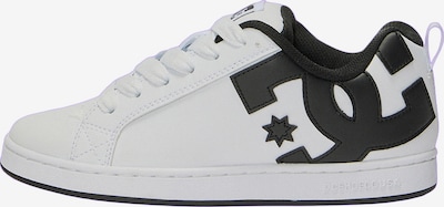 DC Shoes Matalavartiset tennarit 'COURT GRAFFIK' koossa 35,5 värissä musta / valkoinen, Tuotenäkymä