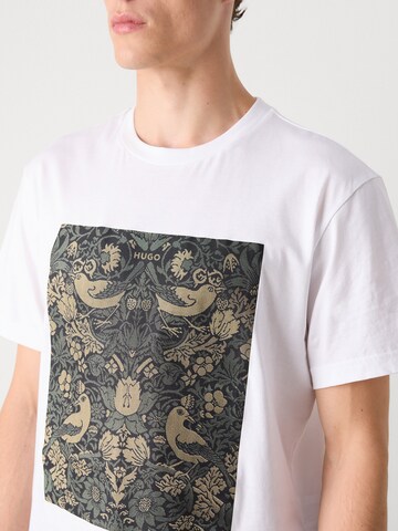HUGO T-Shirt 'Dipasly' in Weiß