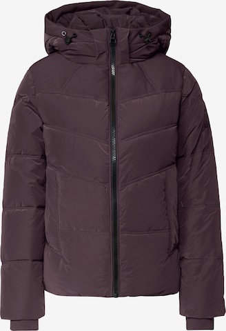 CECIL Steppjacke mit Kapuze und Twilldetails in Rot: Vorderseite