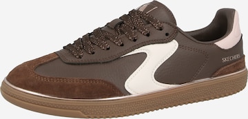 Baskets basses 'HOTSHOT - LIVING LUXE' SKECHERS en marron : devant