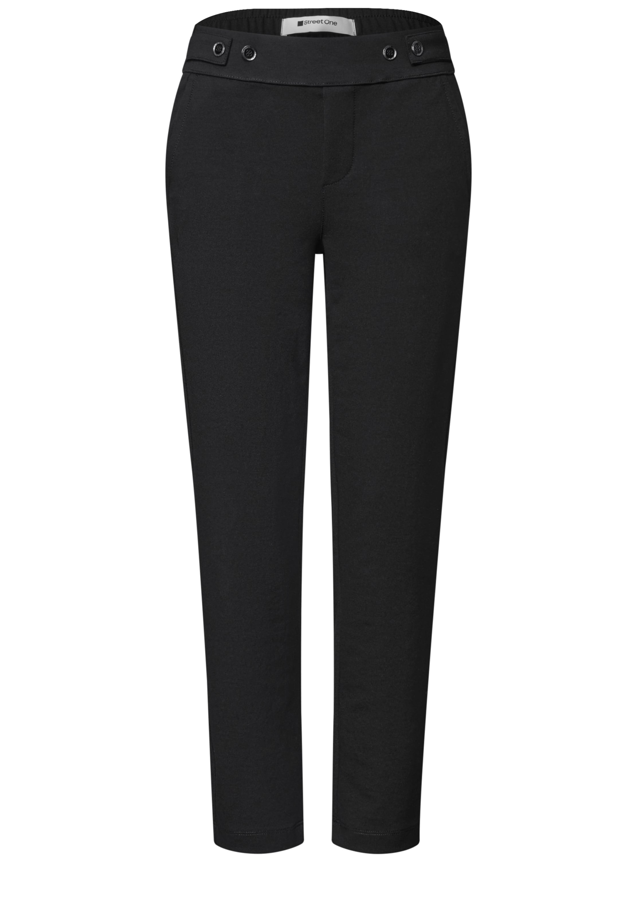 STREET ONE Pants in Black: front