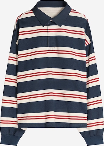 Bershka Тениска в синьо: отпред