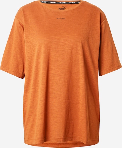 PUMA Functioneel shirt in de kleur Cognac / Zwart, Productweergave