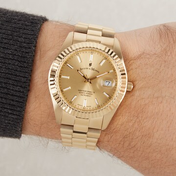 Jacques du Manoir Analoog horloge in Goud: voorkant