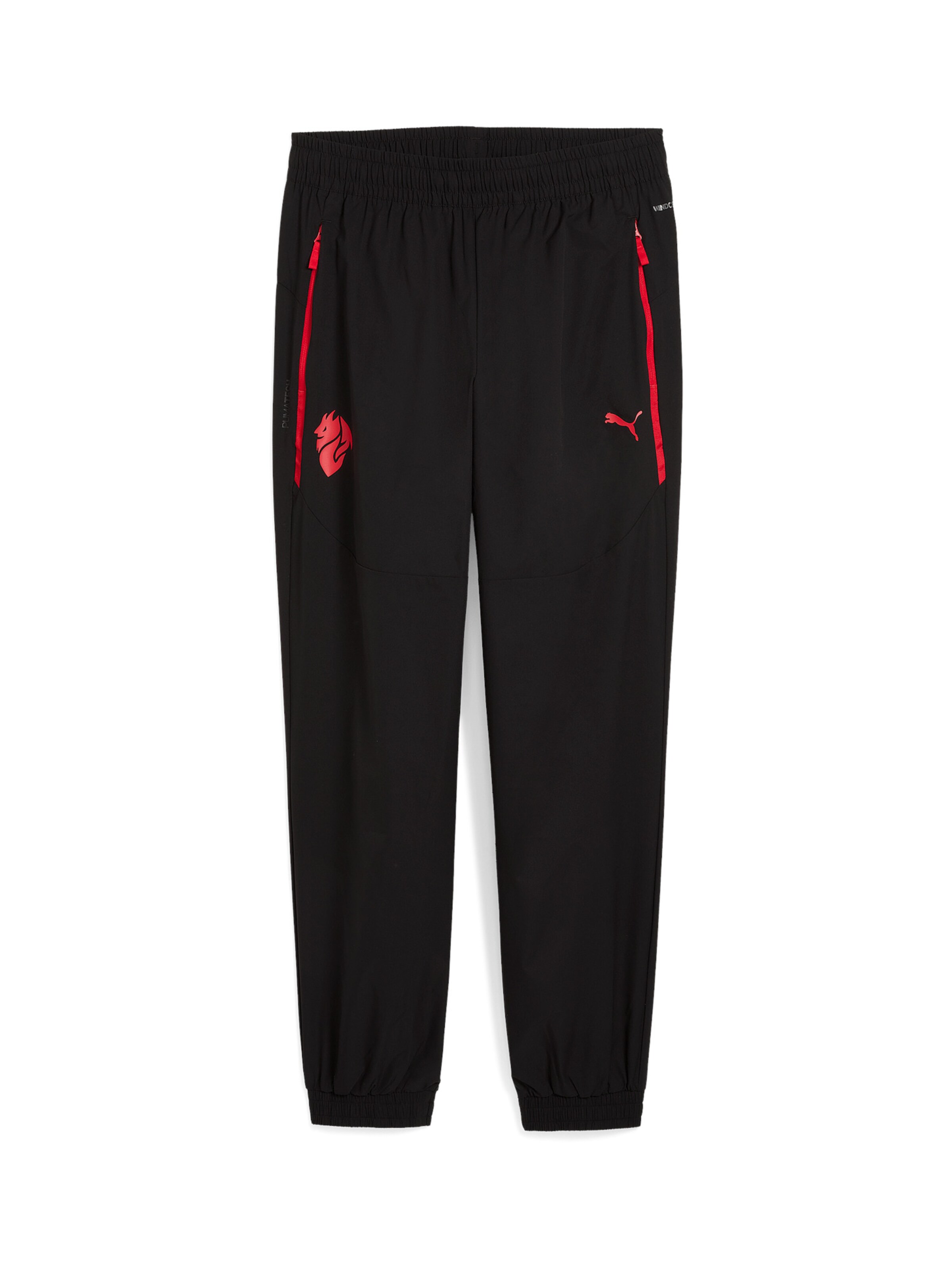 PUMA Sporthose 'AC Milan' in rot / schwarz, Produktansicht