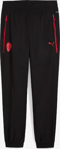 PUMAregular Sportske hlače 'AC Milan' - crna boja: prednji dio