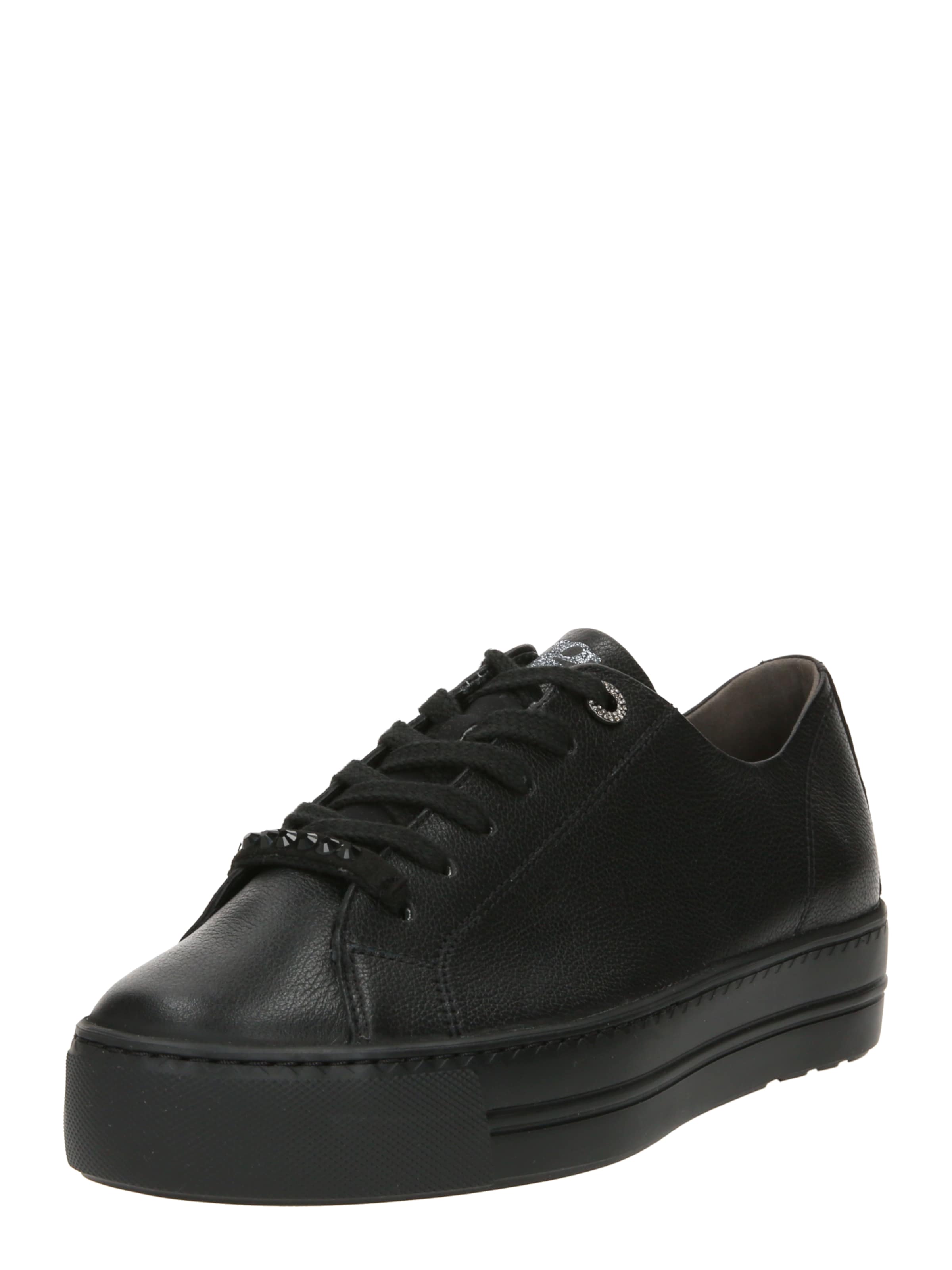 Sneaker bassa di Paul Green in nero: frontale