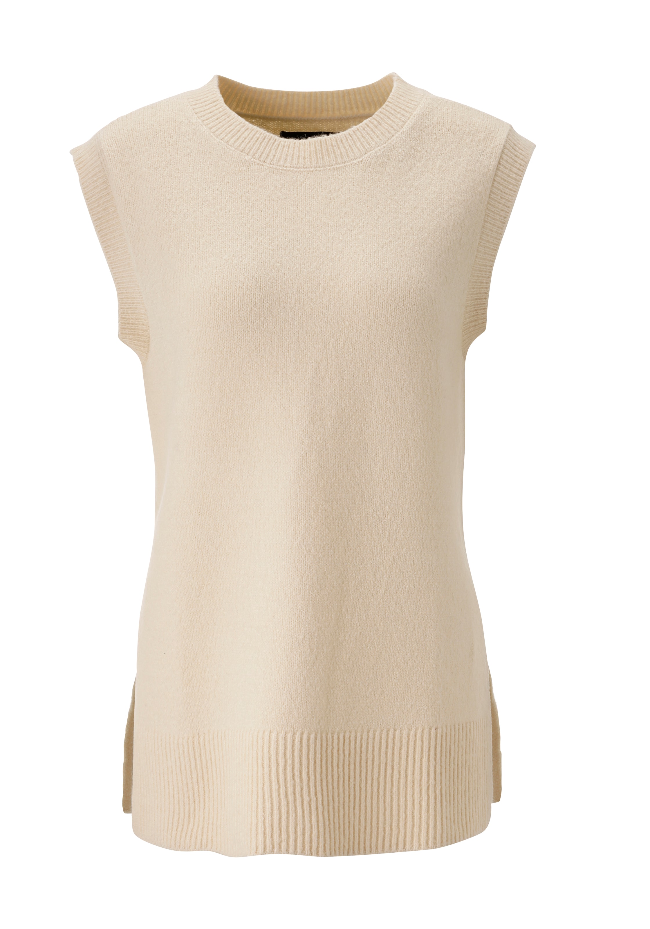 Aniston SELECTED Pullunder in Beige: Vorderseite