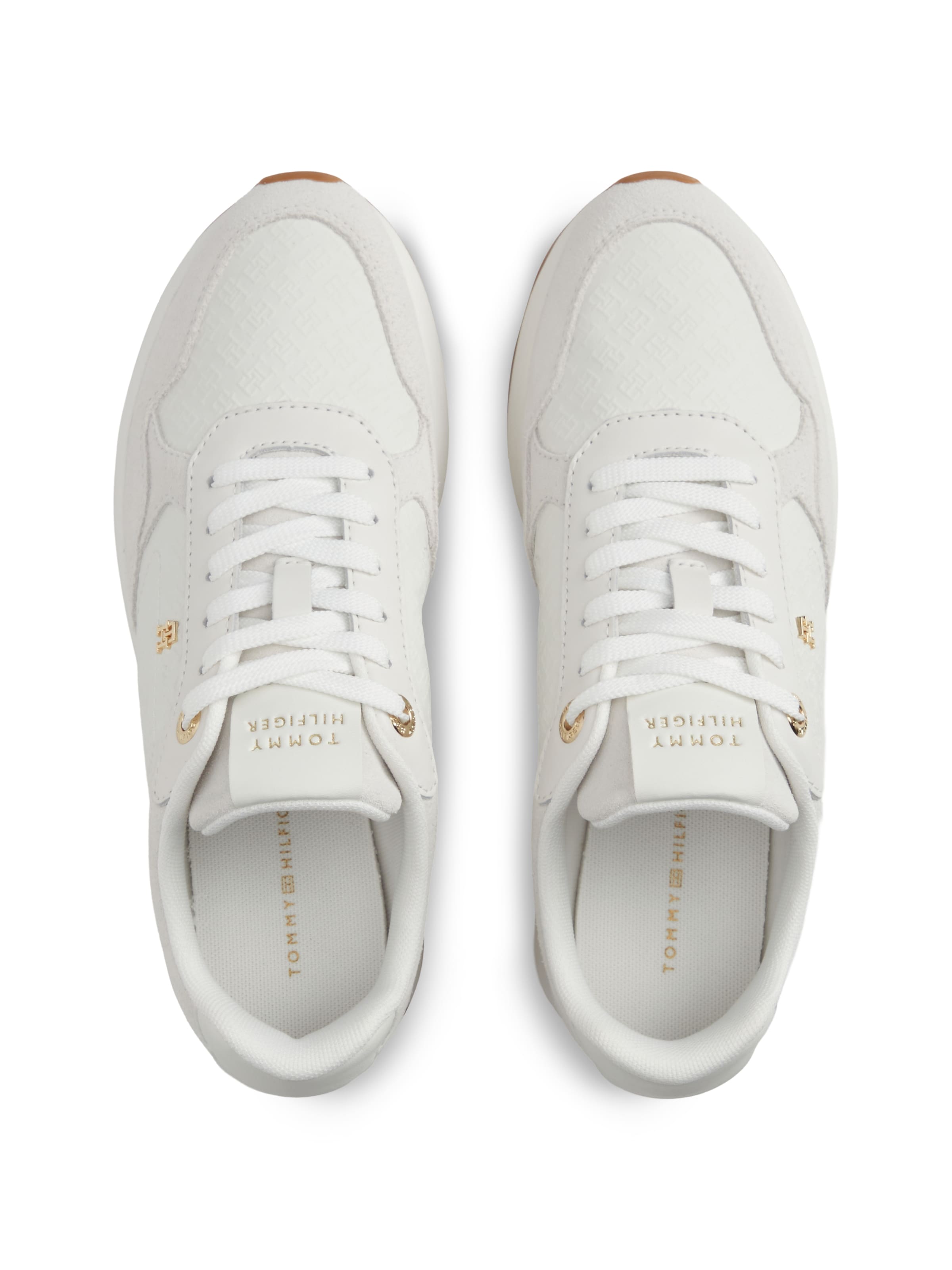 TOMMY HILFIGER Nizke superge | bela barva
