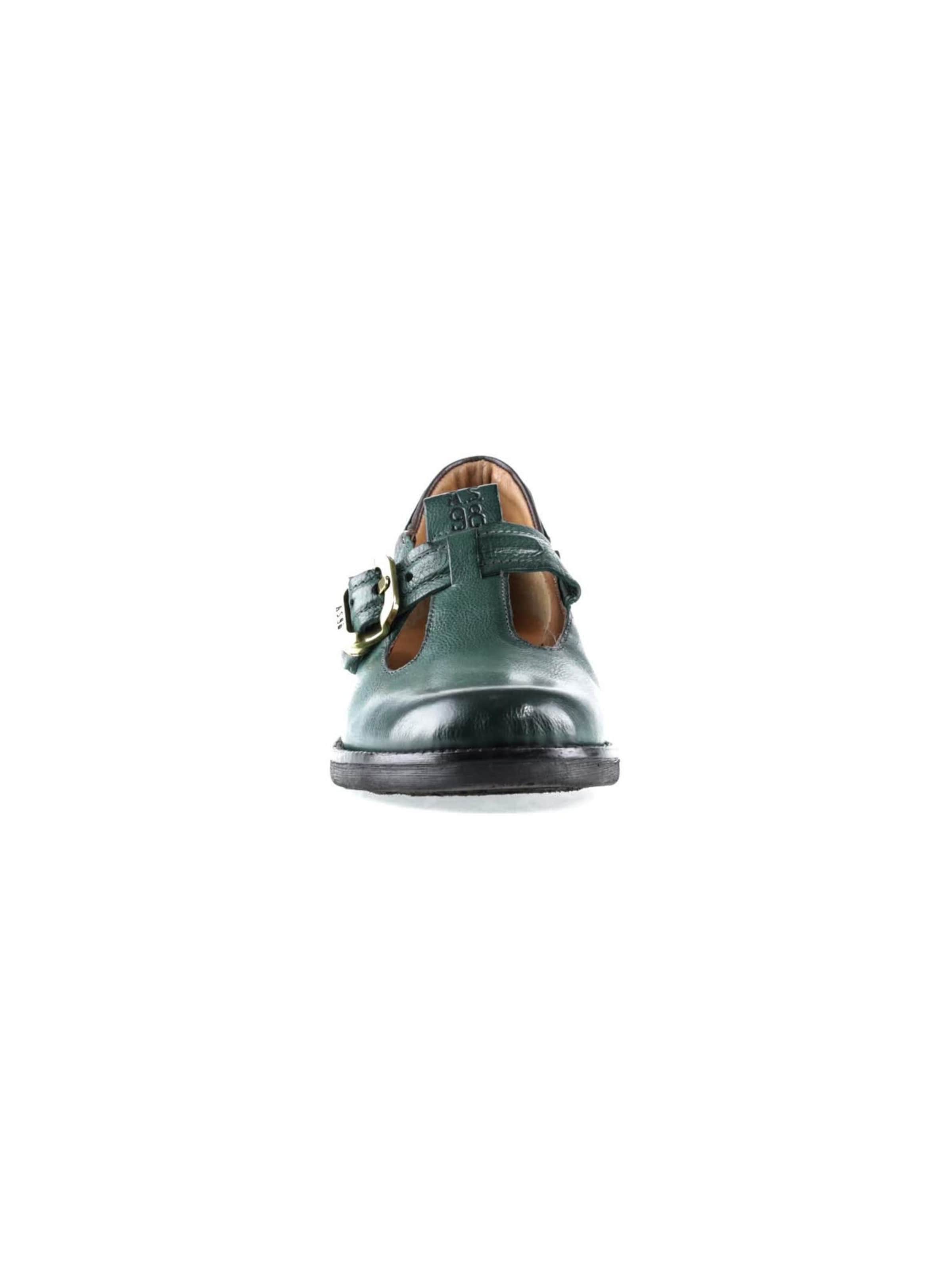 Mocassino ' ALISTAIR ' di A.S.98 in verde: frontale