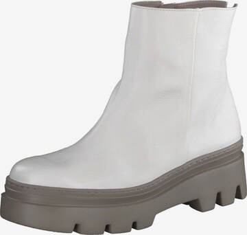 Paul Green Ankle Boots in White: front