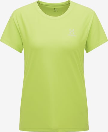 T-shirt fonctionnel 'L.I.M Tech' Haglöfs en vert : devant