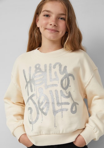 s.Oliver Sweatshirt in Beige