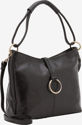 Viola Castellani Schultertasche in Schwarz: Vorderseite