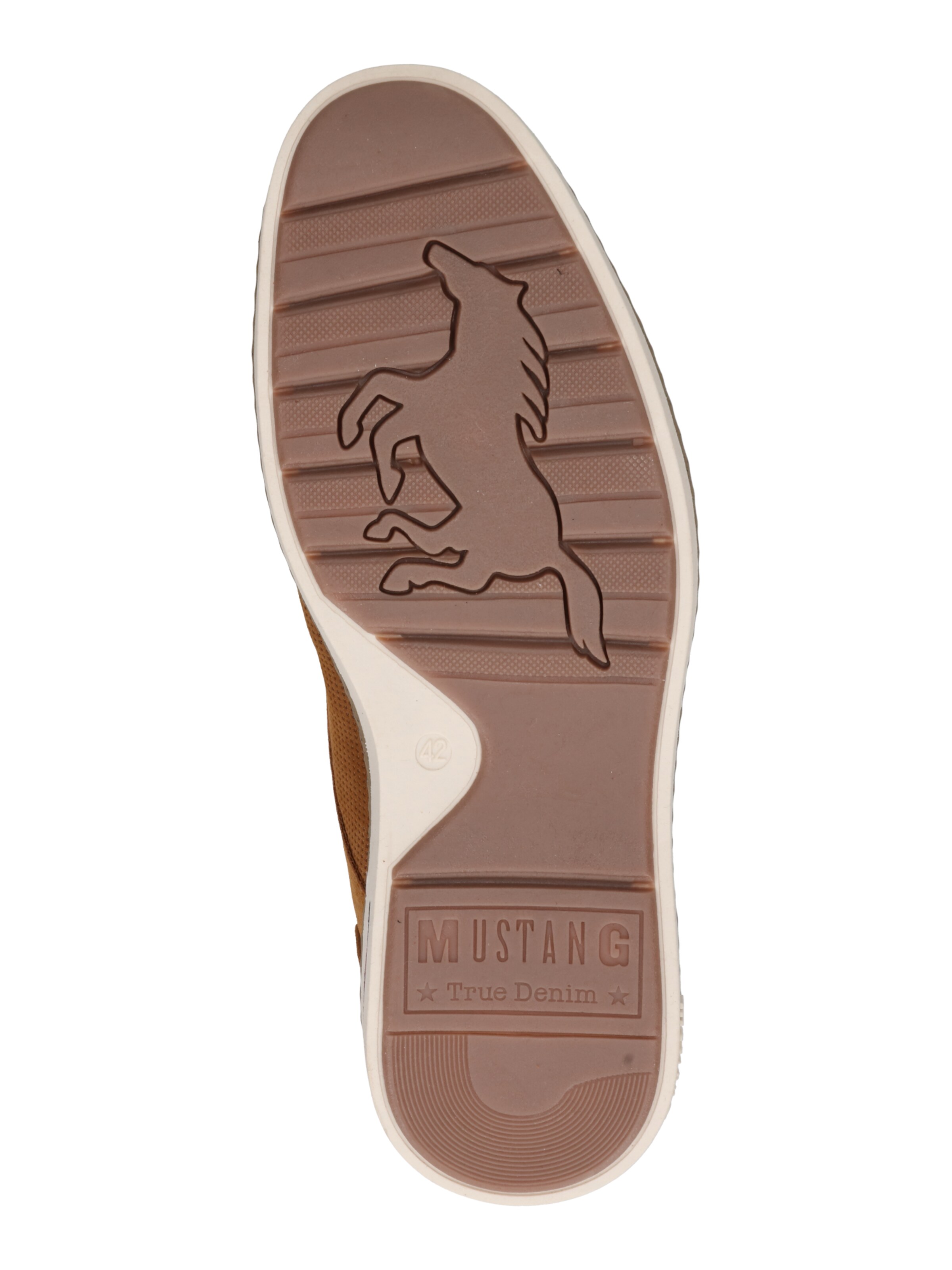 MUSTANG Schnürschuh in Braun