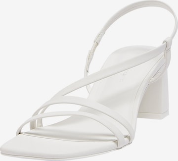 Pull&Bear Sandal i vit: framsida