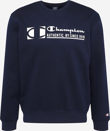 Champion Authentic Athletic Apparel Sweatshirt in Blau: predná strana