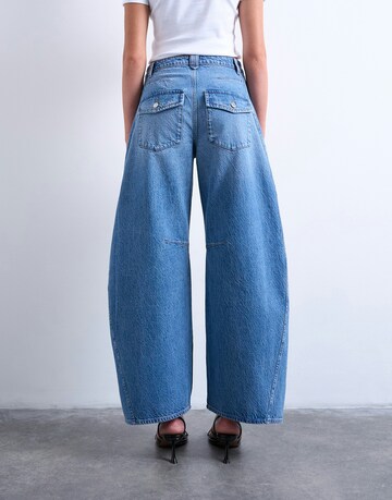 TOPSHOP Baggy Джинсы 'NANNA' в Синий
