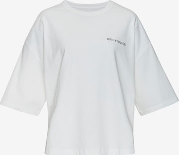 Copenhagen Studios Oversized Shirt in White: front