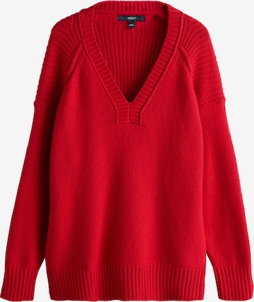 Next Свитер в Красный: спереди