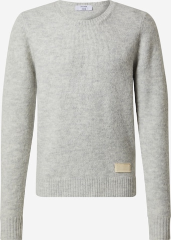 DAN FOX APPAREL Sweater 'Jonte' in Grey: front