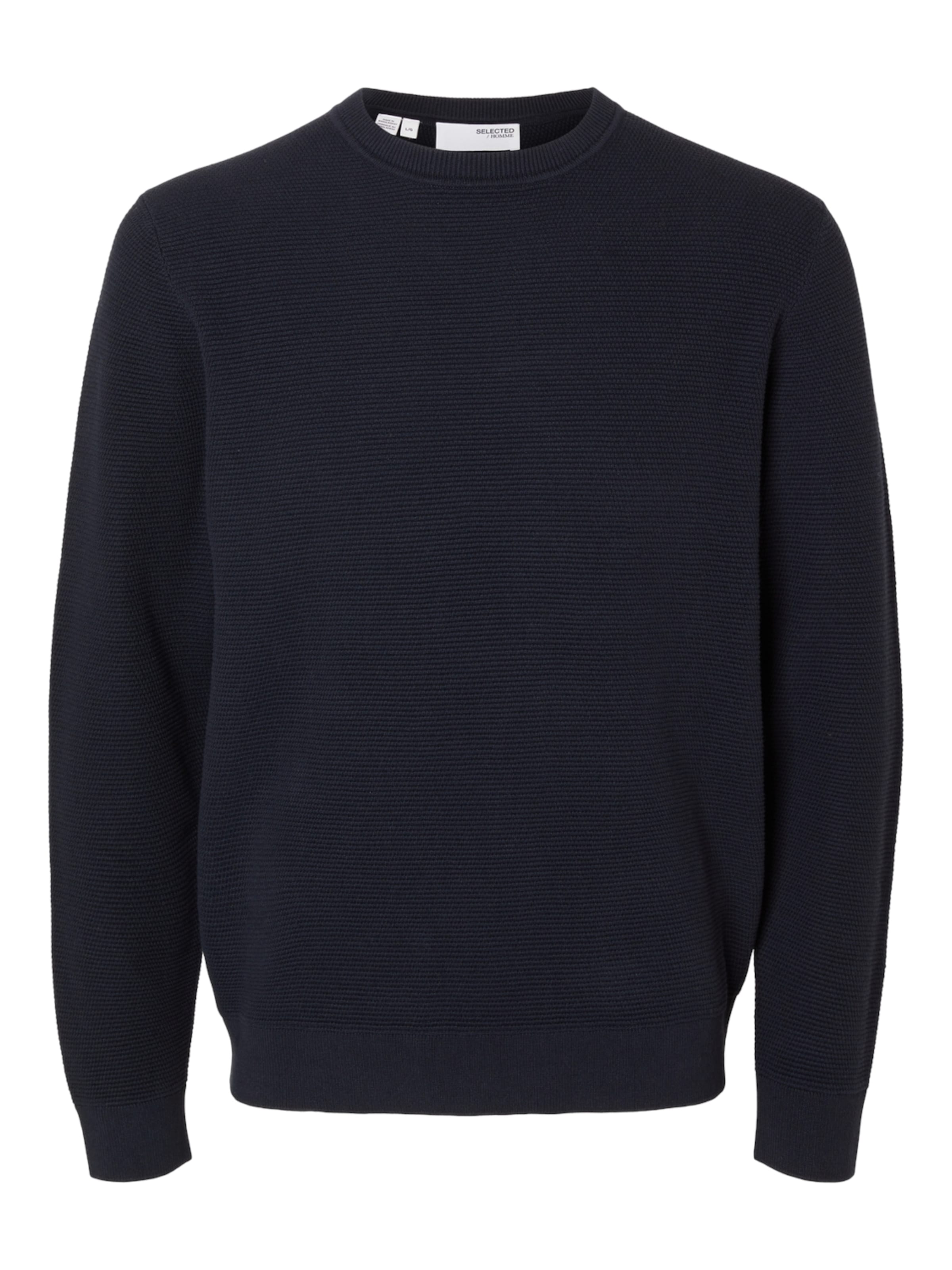 SELECTED Pullover 'SLHRoss' in Blau: Vorderseite