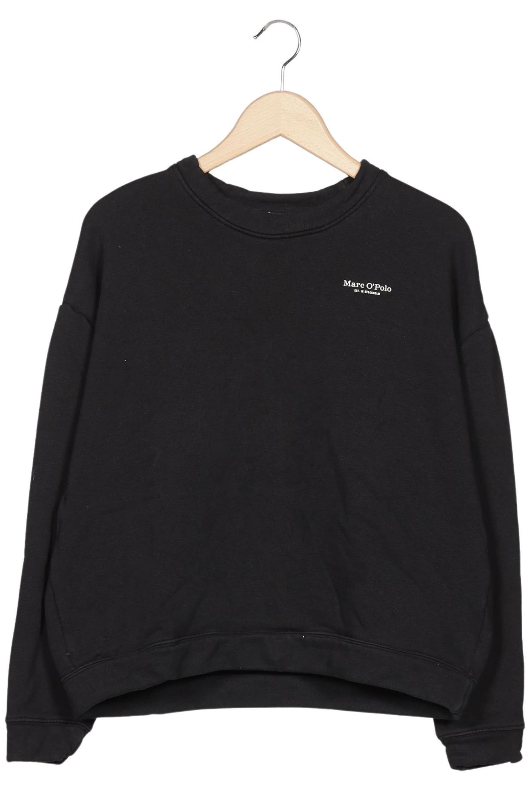 Marc O'Polo Sweatshirt & Zip-Up Hoodie in L in Black: front