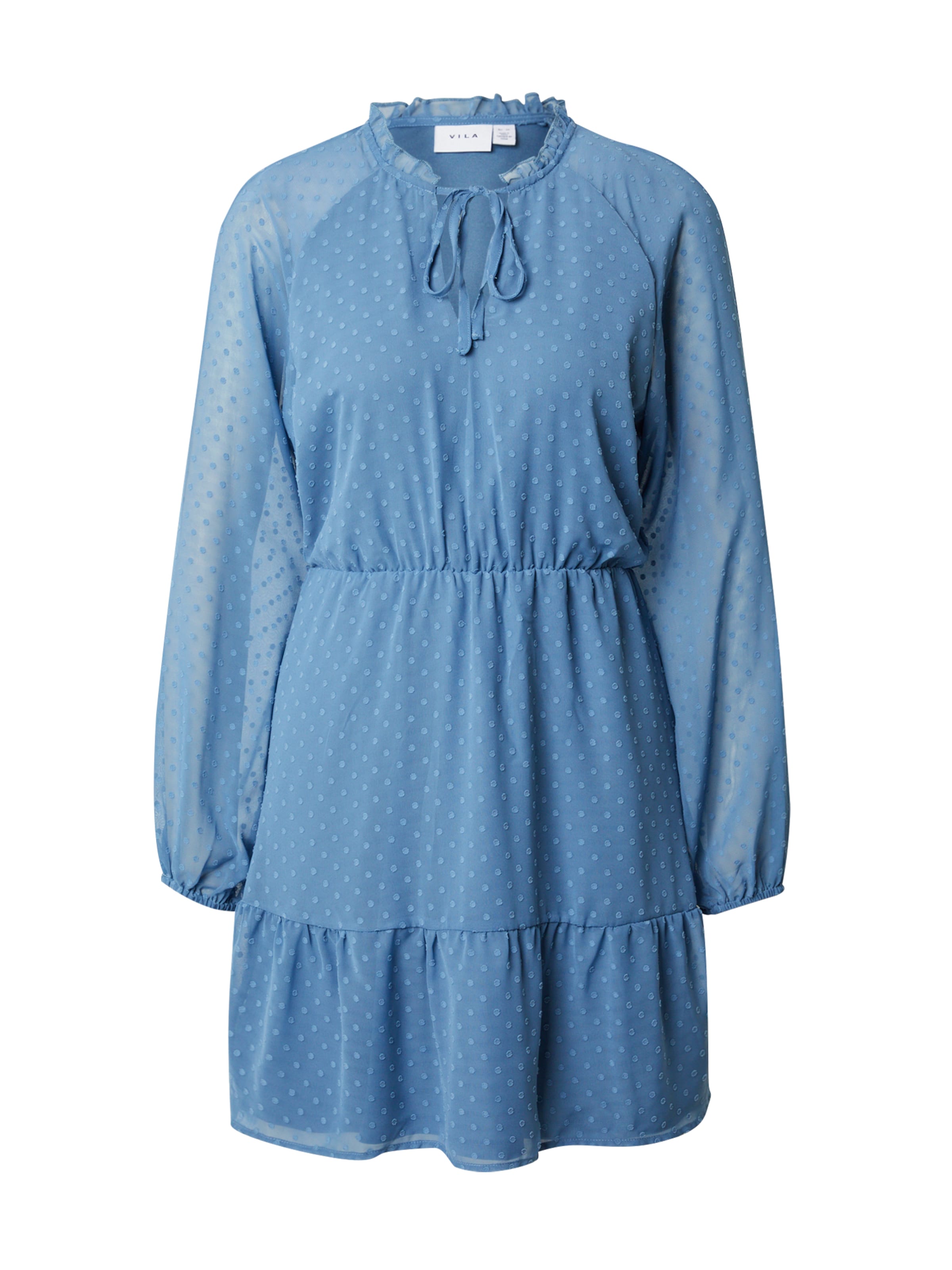 VILA Dress 'DOBBY' in Blue: front