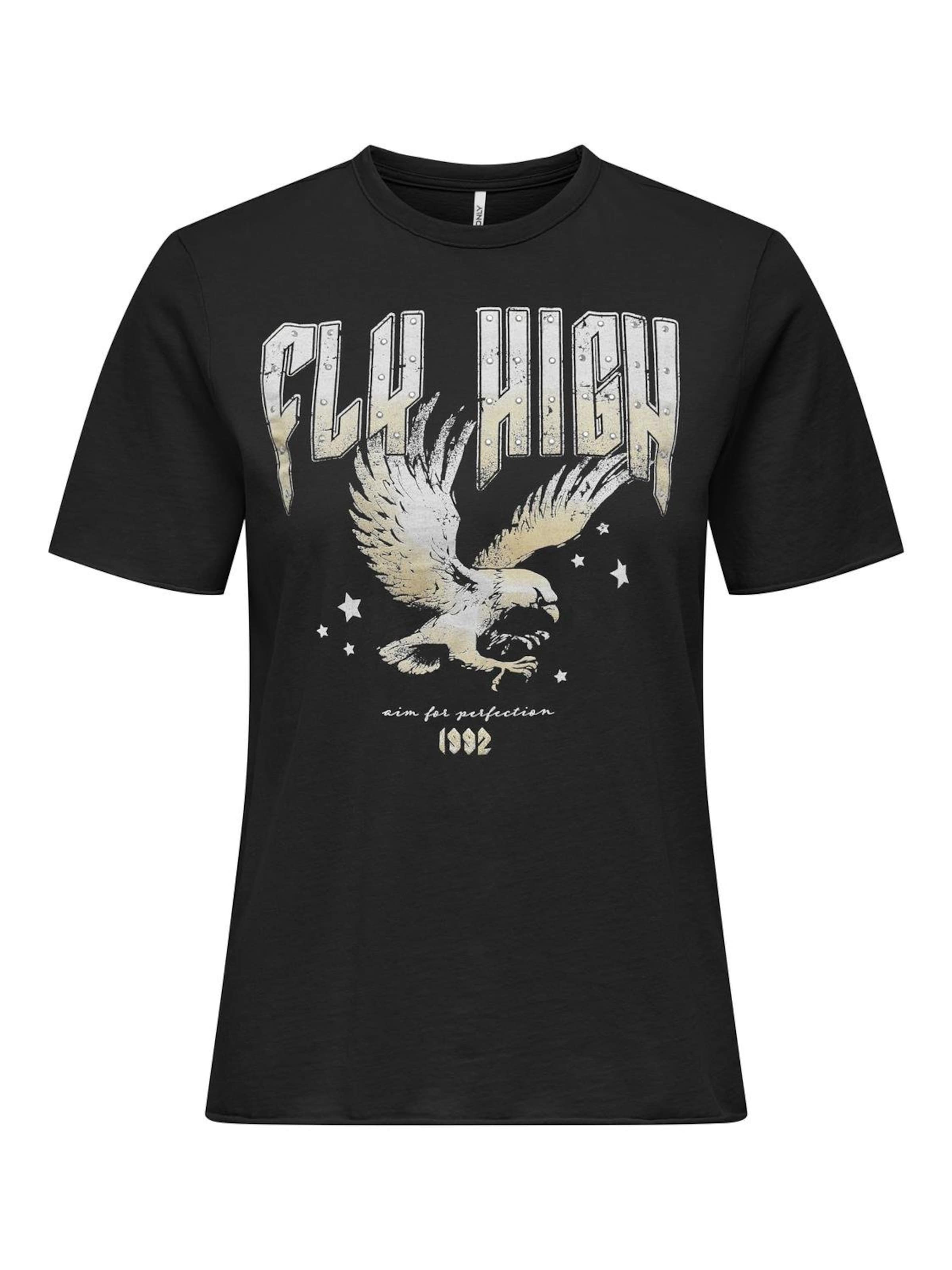 Maglietta 'ONLLUCY' di ONLY in nero: frontale