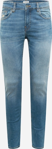 Coupe slim Jean Only & Sons en bleu : devant